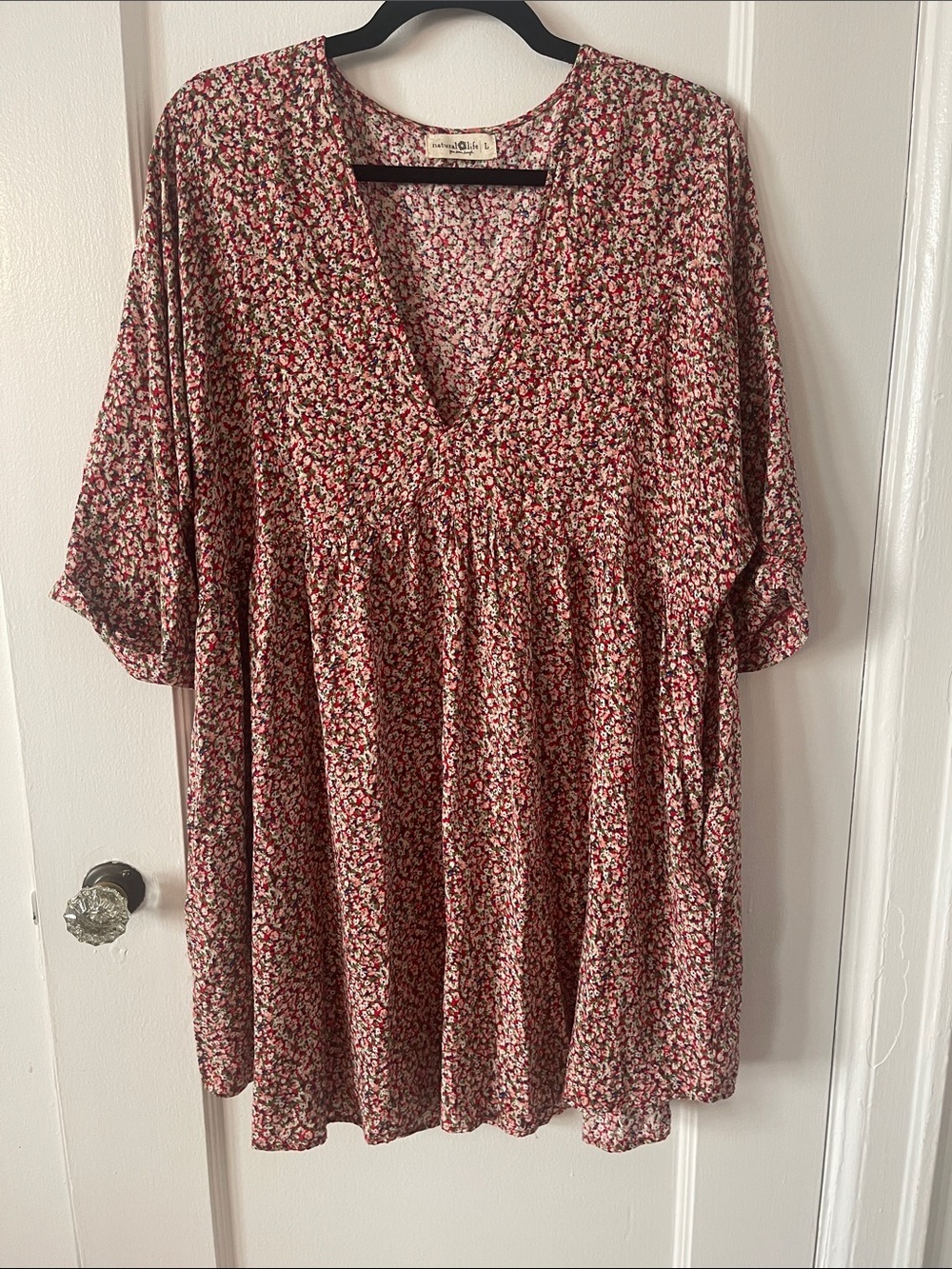 NATURAL LIFE Pink Floral Mini Dress - Picture 2 of 8